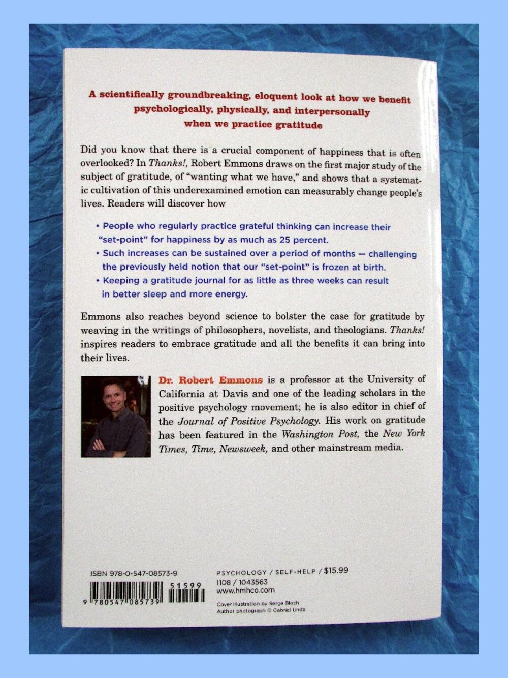 Book - Thanks! How Practicing Gratitude Can Make You Happier, by Robert Emmons - Picture 10 of 10